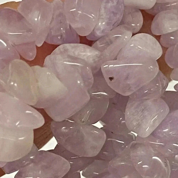 AMETHYST CHIP NECKLACE 34” - Picture 6 of 7